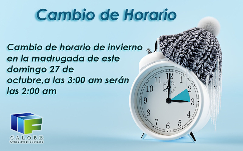 Cambio de Horario