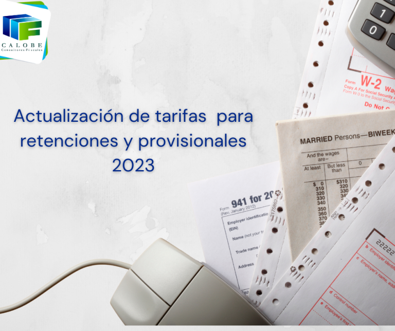 Tablas y Tarifas de ISR 2023 CALOBE